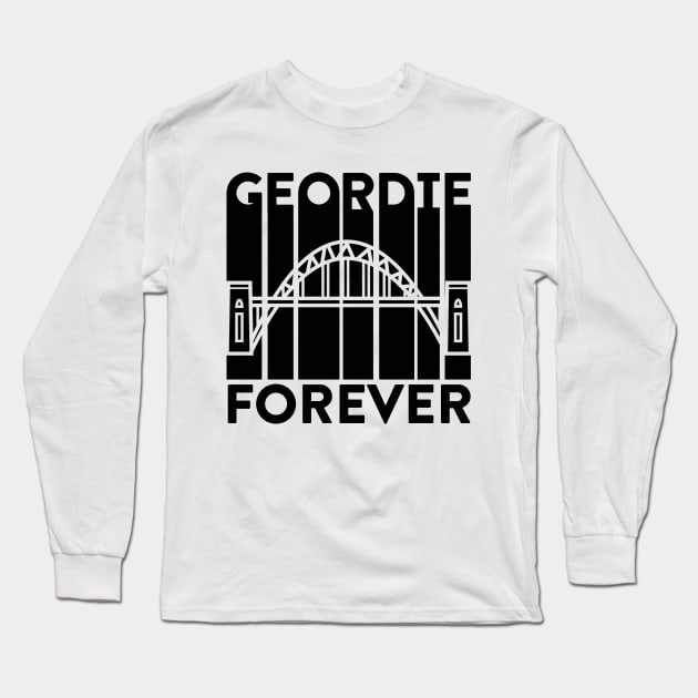 Geordie Forever | Newcastle Geordie Toon Army Long Sleeve T-Shirt by Rixta Tees